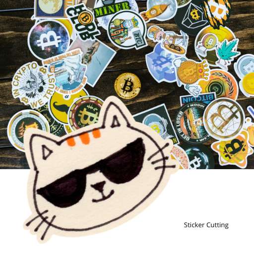 stiker cutting map kertas