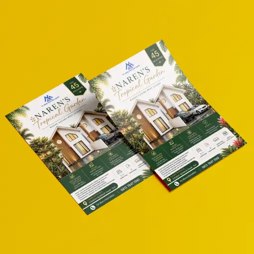 cetak flayer map kertas