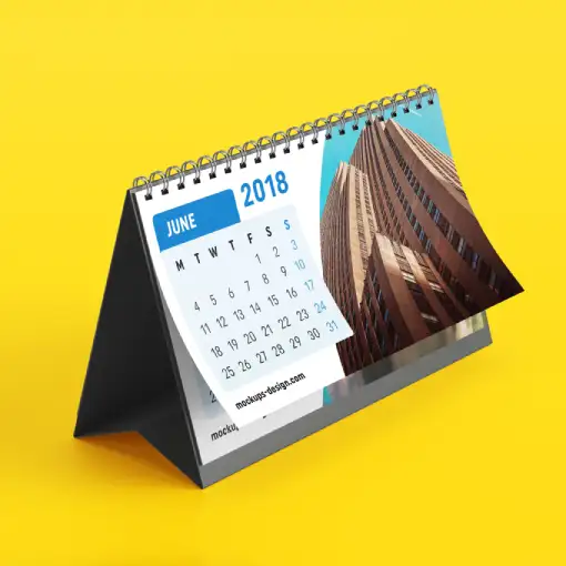 cetak kalender meja map kertas