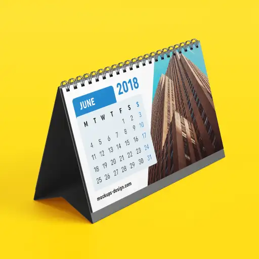 cetak kalender meja map kertas